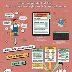 Illustration du kit Créez une FAQ qui rassure et génère du trafic