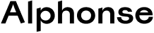 Logo d'Alphonse