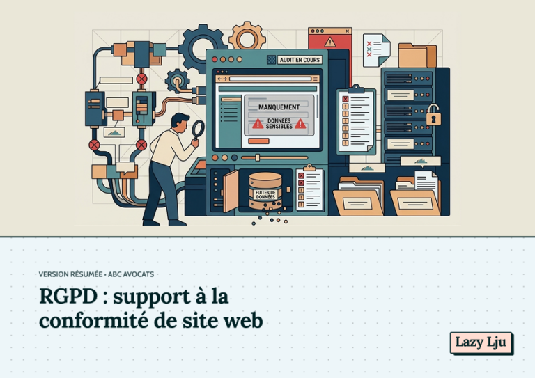 Couverture du rapport détaillé de l'extension RGPD